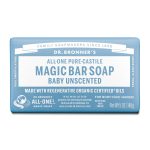 Dr Bronner's Unscented - Pure-Castile Magic Bar Soap